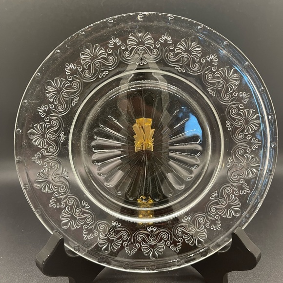 Appetizer Plates Pioneer Woman Set Of 4 Clear With Embossed Detail New In Box - Picture 4 of 9